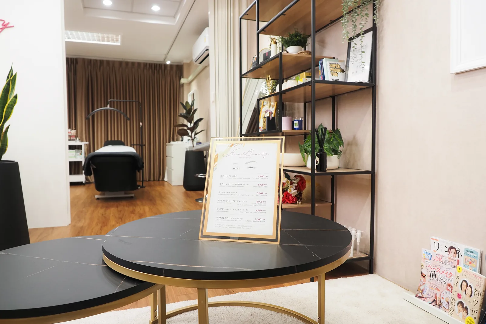 N&Beauty private PMU studio — clean and sterile environment in Bangkok